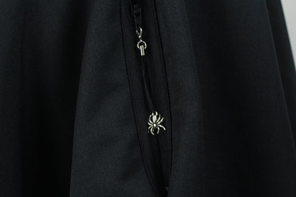 ADD-ON Black Zipper Pull for Pocket with Spider Charm