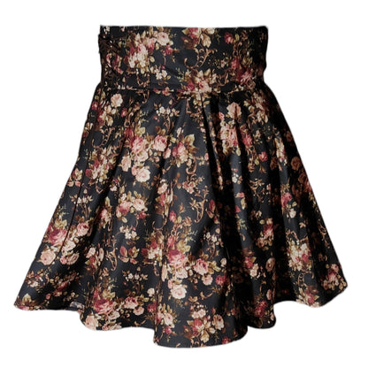 CUSTOM 40in Skirt with POCKETS (Large) - Two Zippered Pocket - Handmade High Waisted Adjustable Waist Circle Skirt with BIG Pockets - One Zippered Pocket/One Regular Pocket