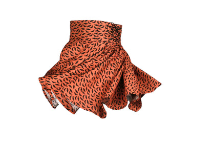 31in Skirt with POCKETS (Small) - Bat Girl No. 1 - Handmade High Waisted Adjustable Waist Circle Skirt with BIG Pockets - One Zippered Pocket/One Regular Pocket