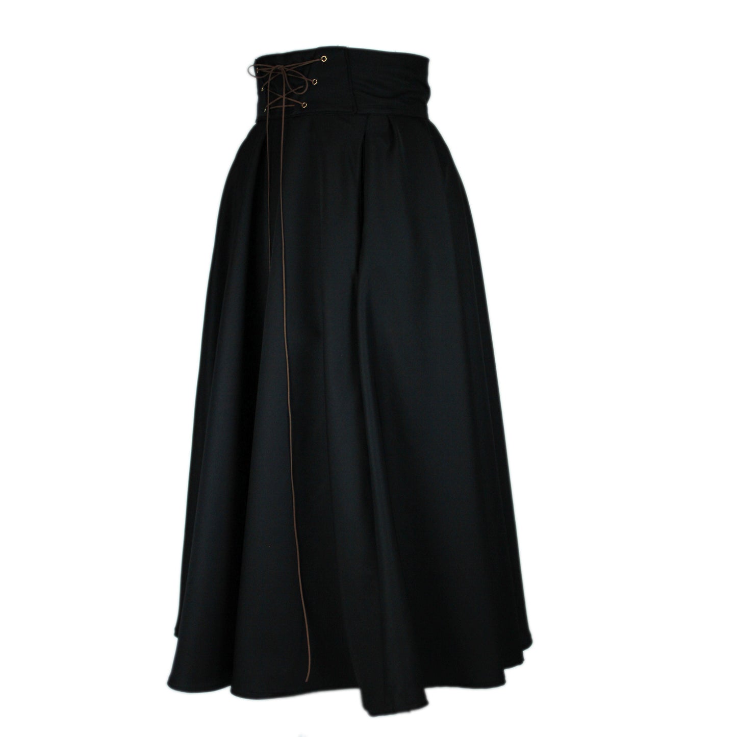 28in Maxi Skirt with POCKETS (Small) - Midnight Maxi - Zippered Pocket on One Side - Handmade High Waisted Adjustable Waist Skirt with BIG Pockets